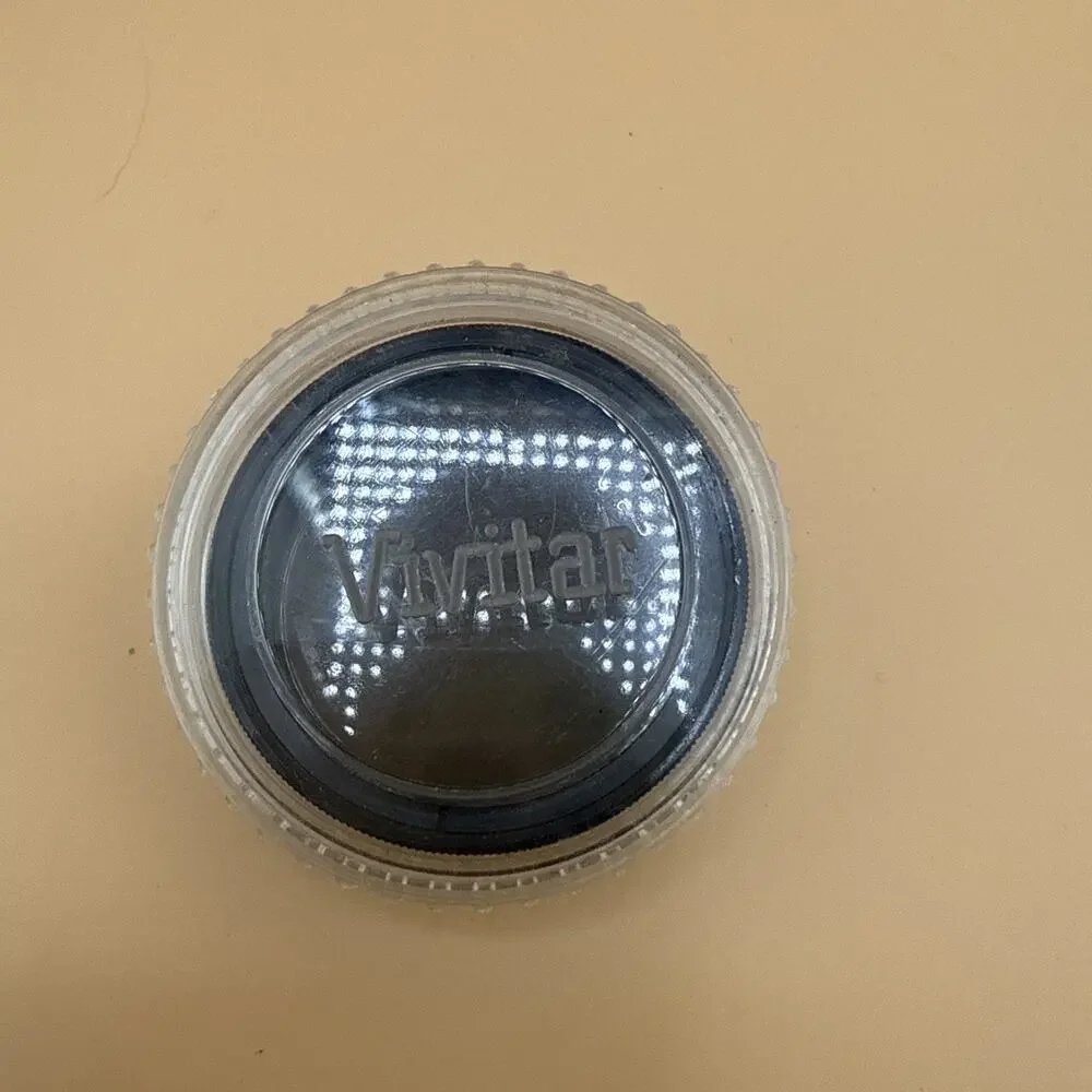 Vtg Vivitar 55mm Camera Lens Polarizing Filter VI & Color Corrector 80B Japan